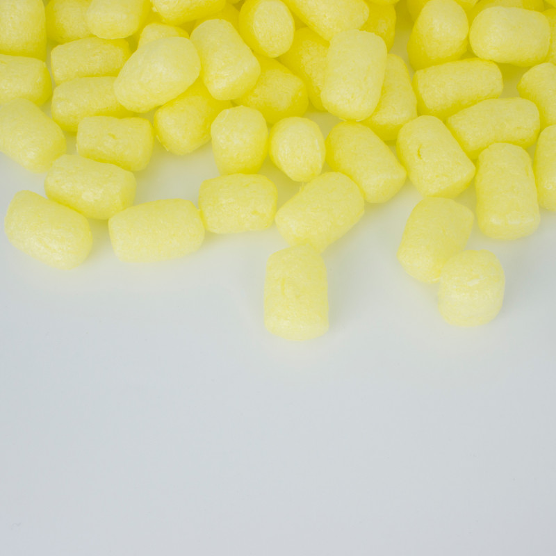 Fixační výplňová tělíska Pack Chips BIO, 200 litrů, žlutá