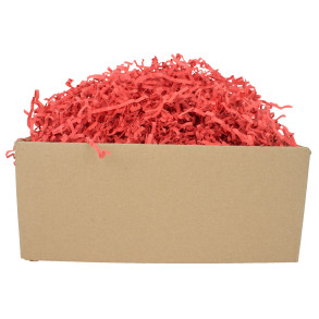 Papírové třísky Basic 4 mm červené 1 kg