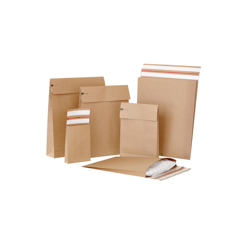 Papírová obálka Papieropak M/VB 350x450+100mm s možností rozšíření