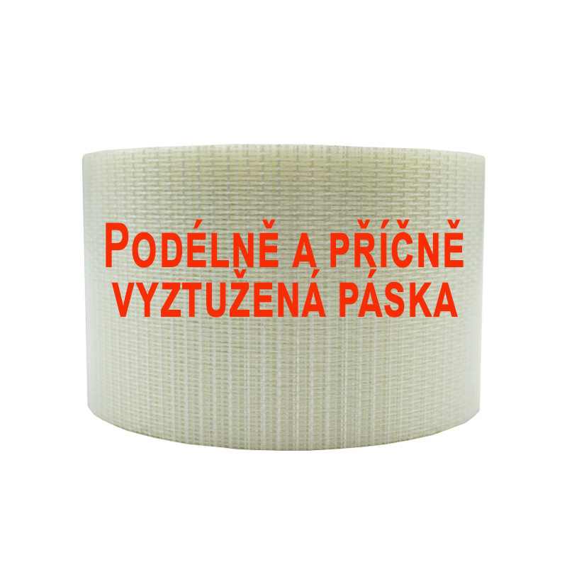Filamentová výztužná páska křížová 75 mm x 50 m – se skelnými vlákny
