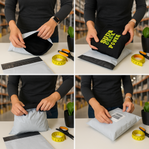 Plastové obálky C4 24x32,5 50ks bez potisku