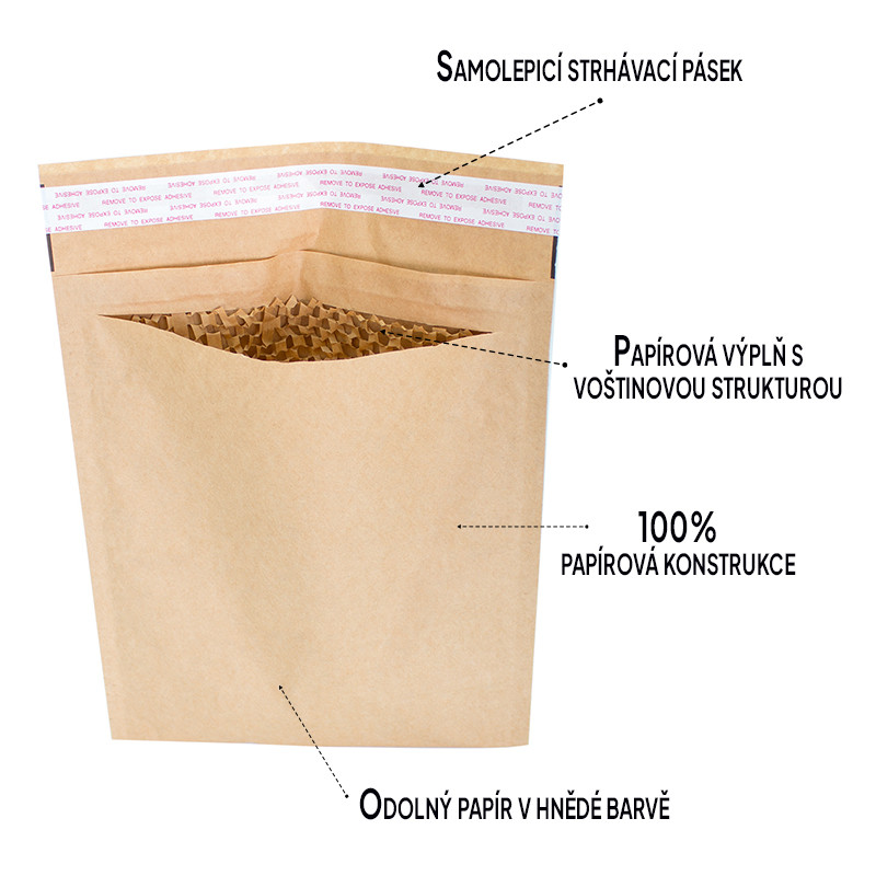 Bublinková obálka C13 s papírovou výplní SUMO 178x230 mm