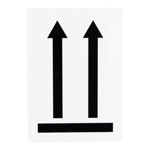 Výstražné štítky Arrow 100x70 250ks Pololesklé