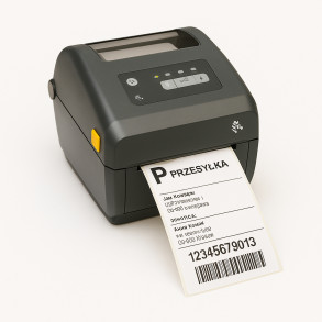 Termoetikety 103x199 mm DHL bilé, návin 250ks, dutinka kotoučku 25mm Perforace