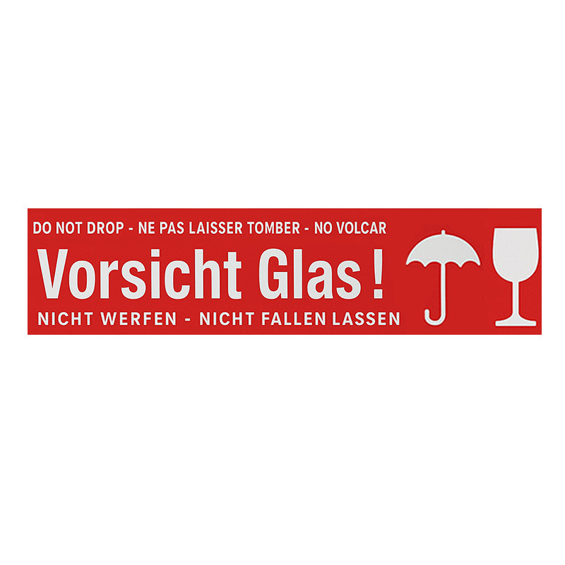 Signalizační lepicí páska: VORSICHT GLAS 60m