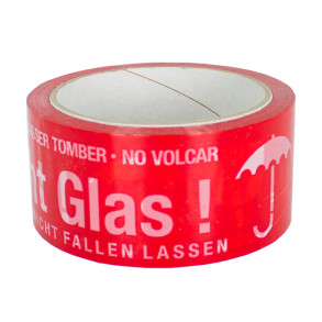 Signalizační lepicí páska: VORSICHT GLAS 60m