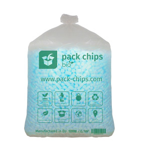 Výplňový materiál Pack Chips Bio Modrá 0,1 m3