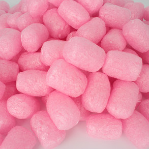 Fixační výplňová tělíska Pack Chips BIO, 100 litrů, růžová