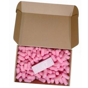 Fixační výplňová tělíska Pack Chips BIO, 100 litrů, růžová