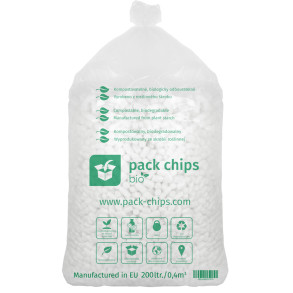 Výplňový materiál Pack Chips Bio Bílý 0,2 m3