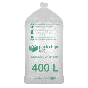 Výplňový materiál Pack Chips Bio Bílý 0,4 m3