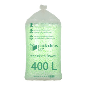 Výplňový materiál Pack Chips Bio Zelená 0,4 m3
