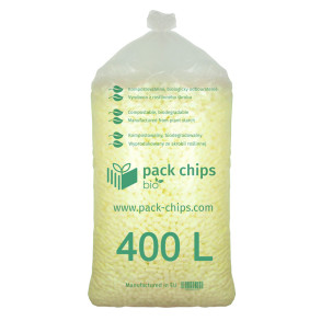 Výplňový materiál Pack Chips Bio Žlutá 0,4 m3