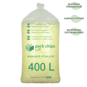 Výplňový materiál Pack Chips Bio Žlutá 0,4 m3