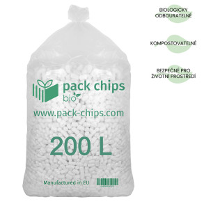 Výplňový materiál Pack Chips Bio Bílý 0,2 m3