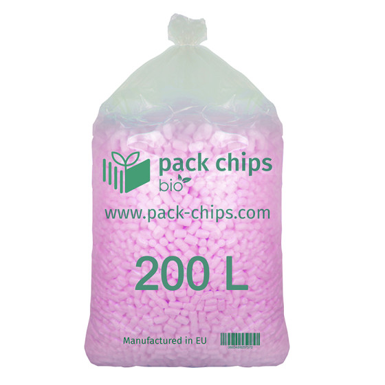 Výplňový materiál Pack Chips Bio Růžový 0,2 m3 Výplňový materiál Pack Chips Bio Růžový 0,2 m3