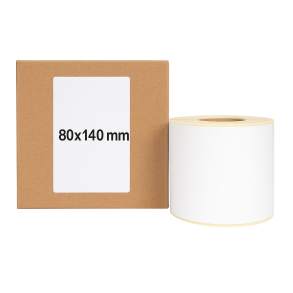 Termální etikety 80x140 500ks 40mm žil Bílá