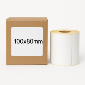 Termotransferové etikety 100x80 500ks 40mm