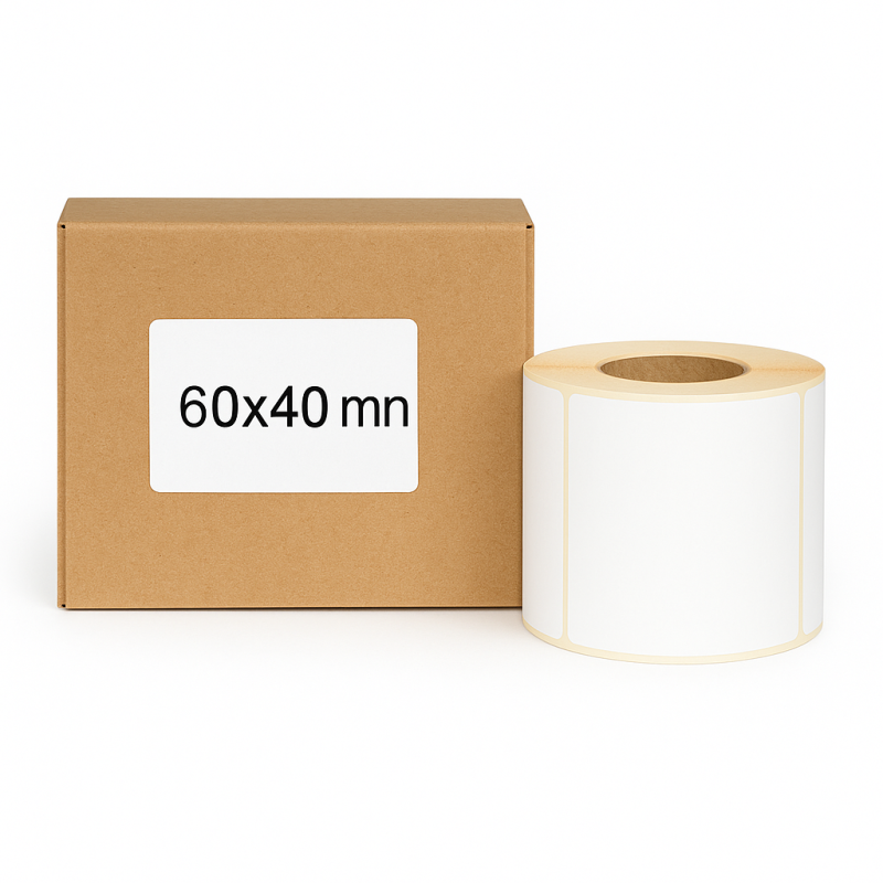 Termotransferové etikety 60x40 1000ks 40mm