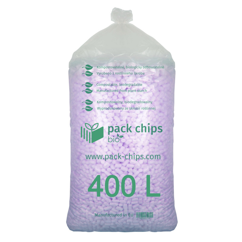 Výplňový materiál Pack Chips Bio Levandule 0,4 m3