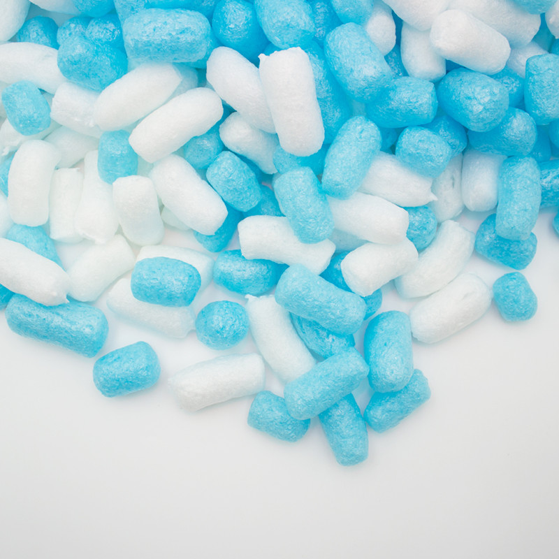 Fixační výplňová tělíska Pack Chips BIO, 200 litrů, v krabici - Arktická Modř