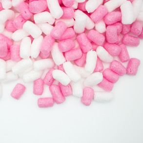 Fixační výplňová tělíska Pack Chips BIO, 200 litrů, v krabici - Cukrová vata