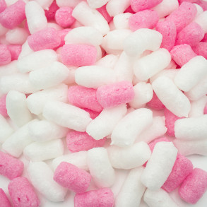 Fixační výplňová tělíska Pack Chips BIO, 200 litrů, v krabici - Cukrová vata