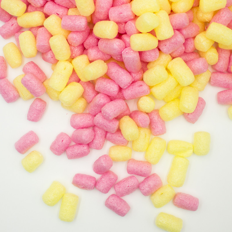 Fixační výplňová tělíska Pack Chips BIO, 200 litrů, v krabici - Malinová limonáda