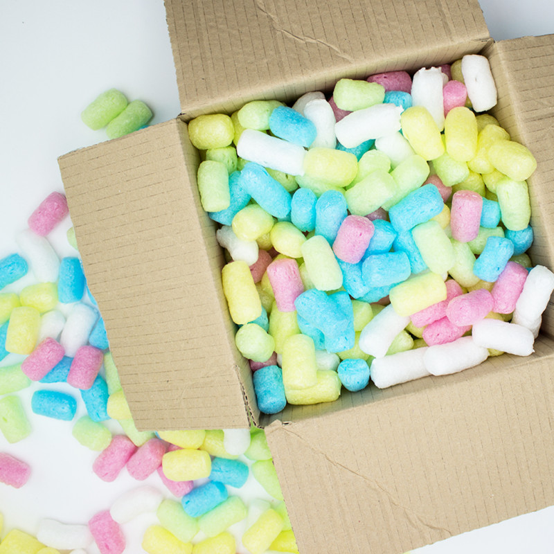 Fixační výplňová tělíska Pack Chips BIO, 500 litrů, v krabici - Tutti Frutti