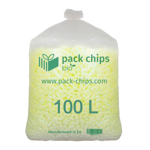 Výplňový materiál Pack Chips Bio Žlutá 0,1 m3