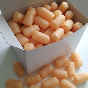 Fixační výplňová tělíska Pack Chips BIO, 400 litrů, Oranžový