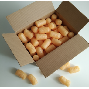 Fixační výplňová tělíska Pack Chips BIO, 400 litrů, Oranžová