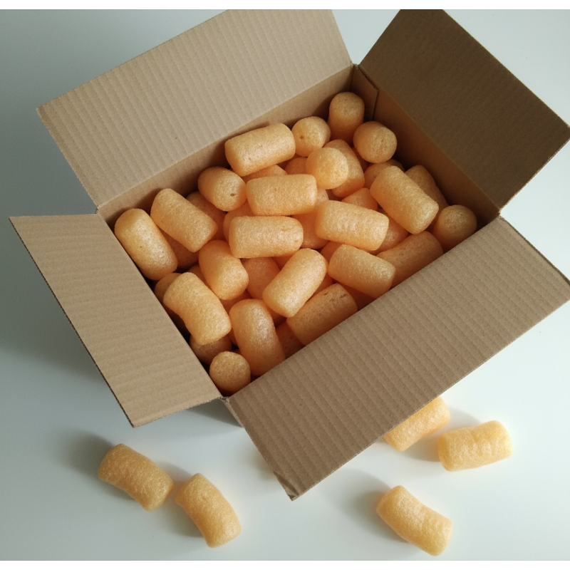 Fixační výplňová tělíska Pack Chips BIO, 400 litrů, Oranžový
