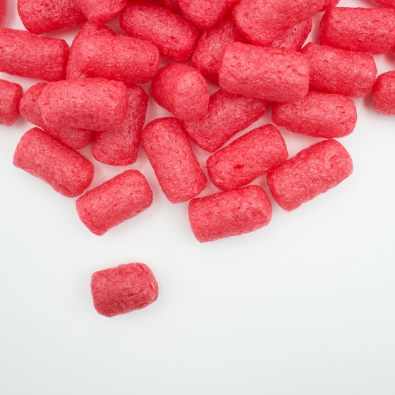 Fixační výplňová tělíska Pack Chips BIO, 400 litrů, Červená