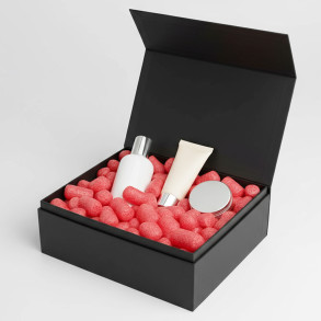 Fixační výplňová tělíska Pack Chips BIO, 400 litrů, Červená