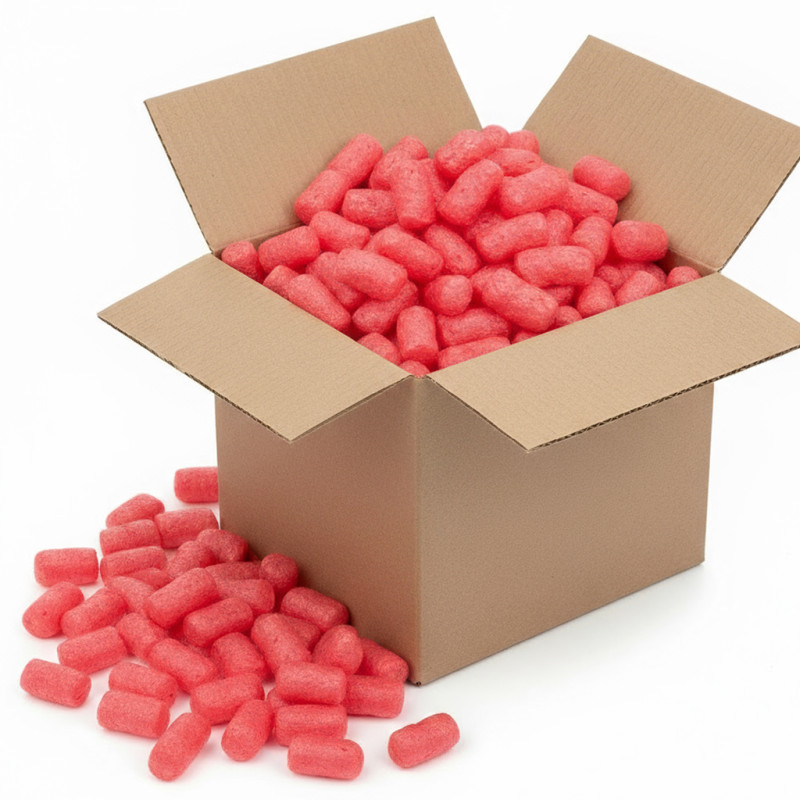 Fixační výplňová tělíska Pack Chips BIO, 400 litrů, Červená