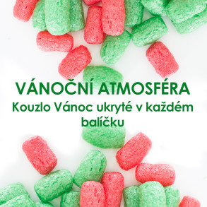 Fixační výplňová tělíska Pack Chips BIO, 200 litrů, v krabici - Vánoční Atmosféra