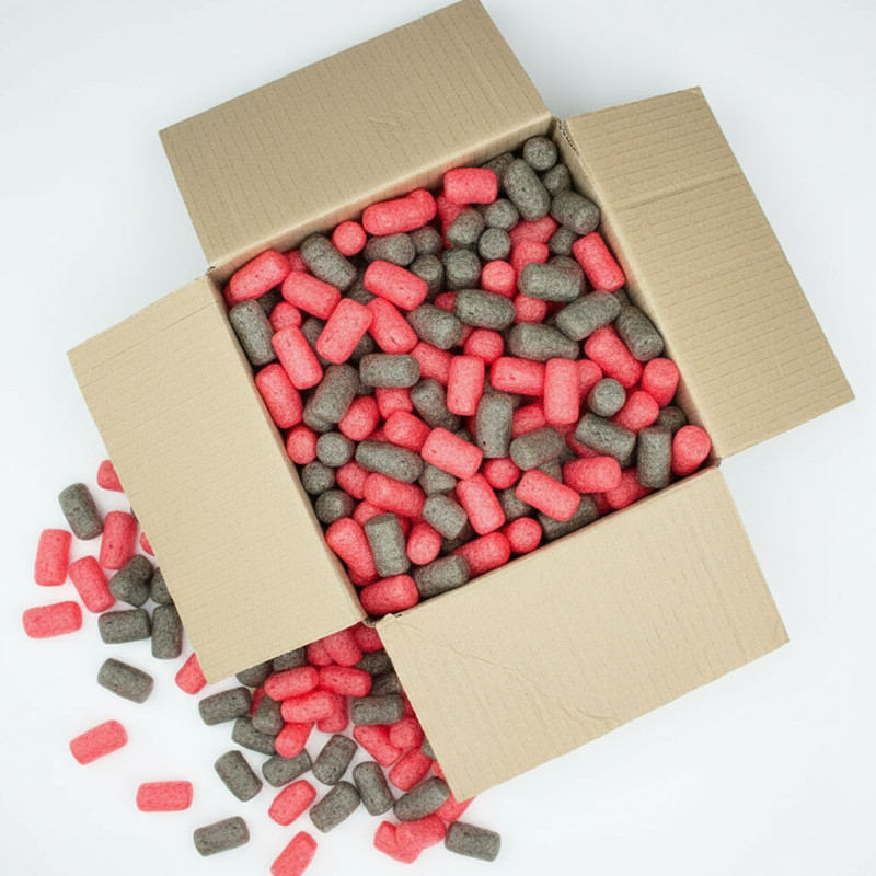 Fixační výplňová tělíska Pack Chips BIO, 200 litrů, v krabici - Flamenco