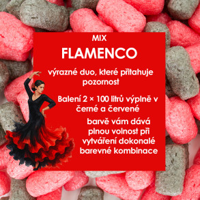 Fixační výplňová tělíska Chips BIO, 200 litrů, v krabici - Flamenco