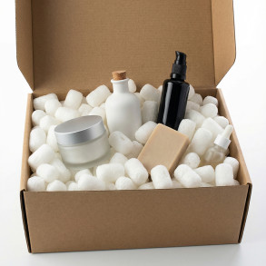 Fixační výplňová tělíska Pack Chips BIO, 400 litrů, Bílý