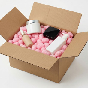 Fixační výplňová tělíska Pack Chips BIO, 400 litrů, Růžová