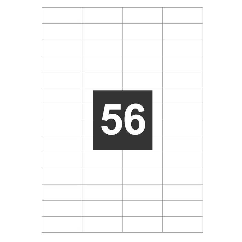 Samolepící etikety A4 52,5x21,2mm 5600ks