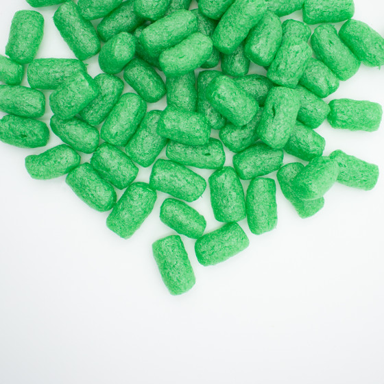 Fixační výplňová tělíska Pack Chips BIO, 100 litrů, Lesní Zeleň