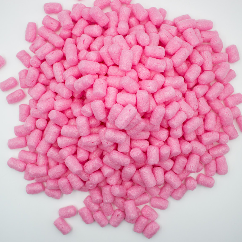 Fixační výplňová tělíska Pack Chips BIO, 100 litrů, růžová