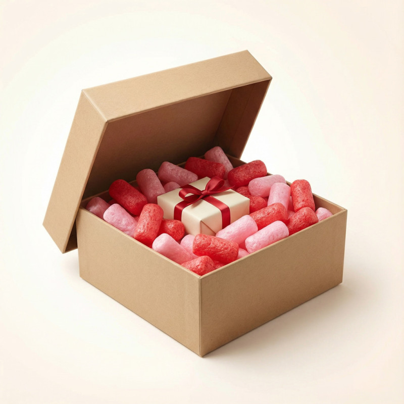 Fixační výplňová tělíska Pack Chips BIO, 200 litrů, v krabici - Love Story