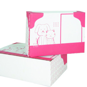 Krabice s automatickým dnem 350x250x120mm F703 s vlastním potiskem