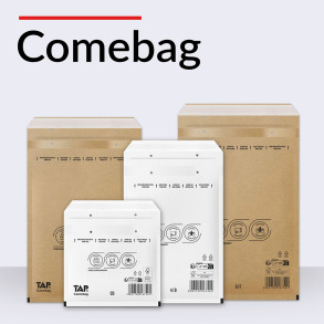 Bublinková obálka bílá, A11 120x175 mm, balení 200 ks EKO TAP Comebag®