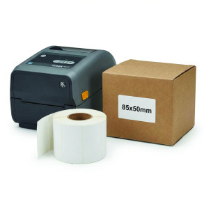 Termoetikety 85x50 mm bilé, návin 1000ks, dutinka kotoučku 40mm