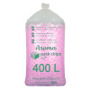 Fixační výplňová tělíska Chips BIO, 400 litrů, Růžová s vůní růží