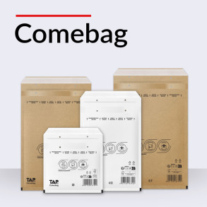 Bublinková obálka bílá, C13 170x225 mm, balení 100 ks EKO TAP Comebag®